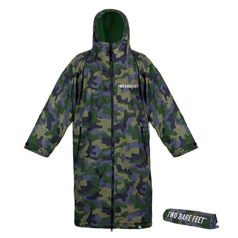 Two Bare Feet Weatherproof Changing Robe & Changing Mat - Green Camo / Green £89.99